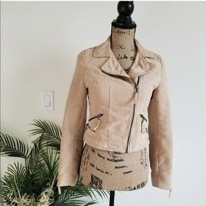 H&M faux suede jacket